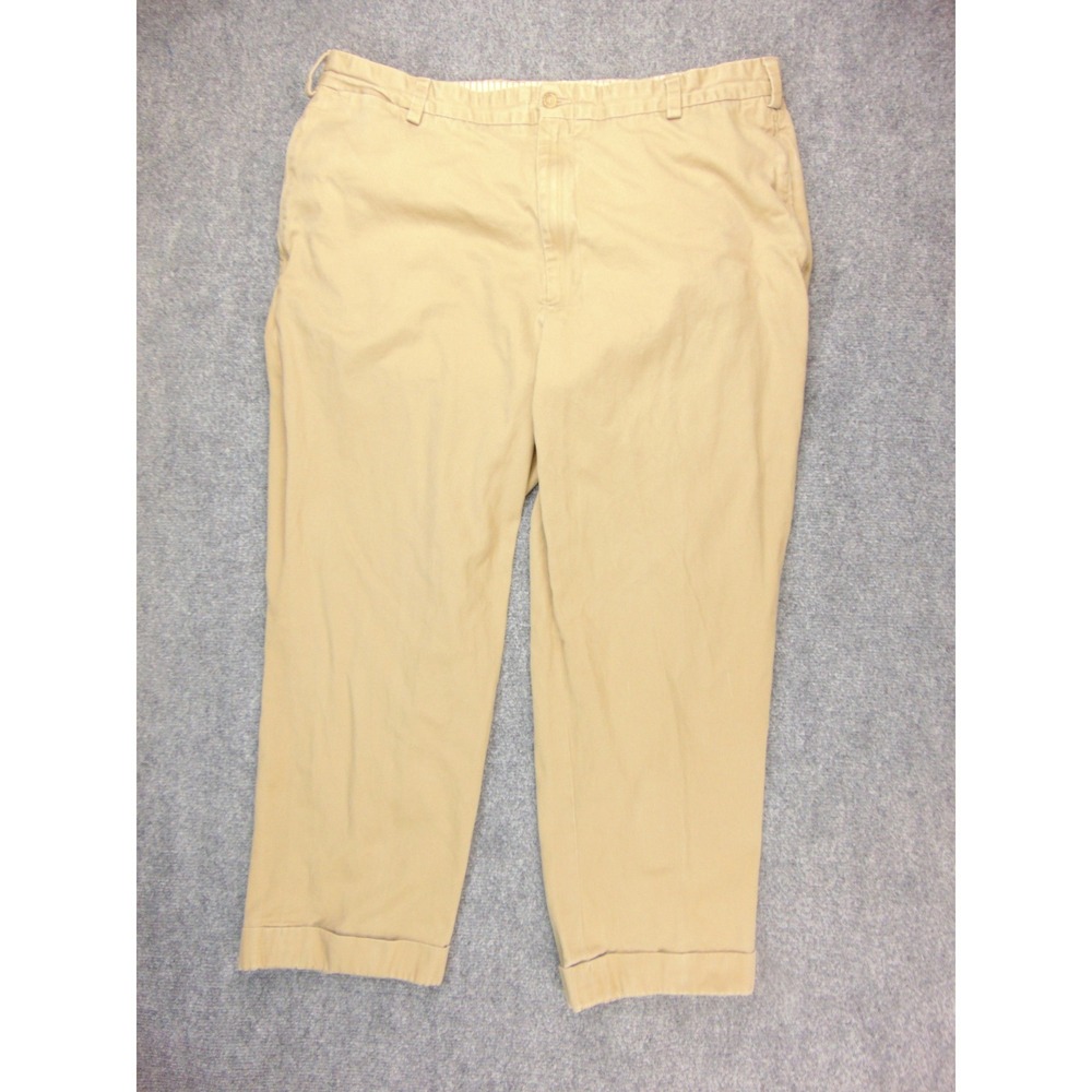 Bills Khakis Relaxed Fit Pants Mens 40x30 Tan Solid Chino Cotton Made in USA